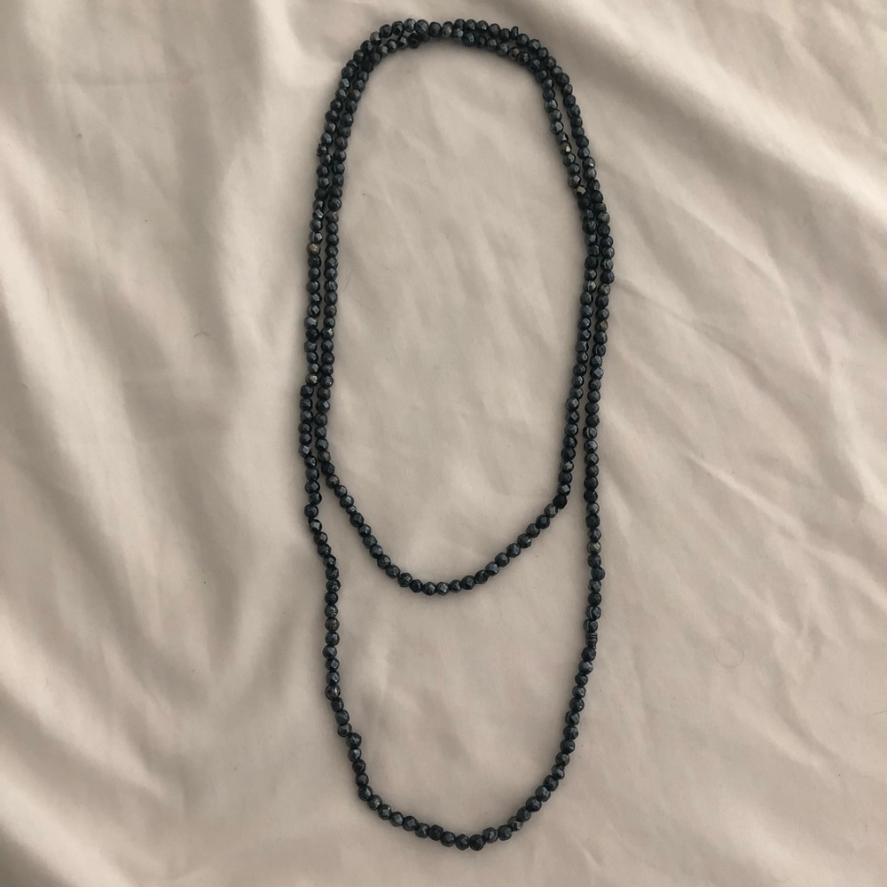 Blue Beaded Necklace
